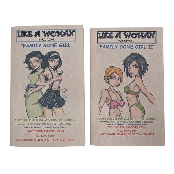 Family Gone Girl I & II Set Like A Woman TV Fiction By Sandy Thomas 2018 - Picture 1 of 6